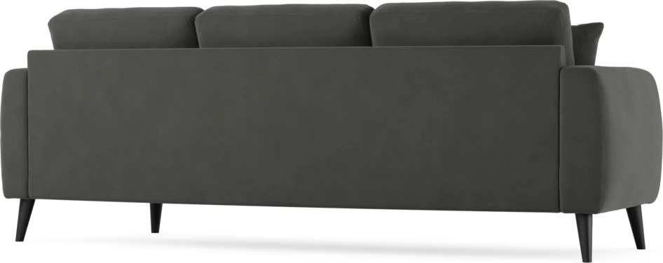 Eden - 3-sits soffa svängd - Grå