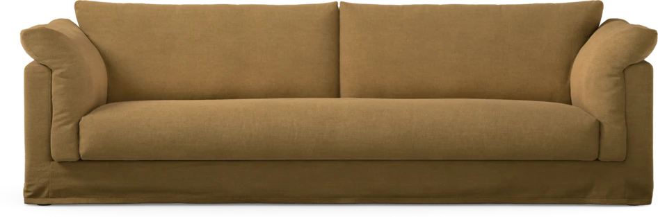 Cherrie Klädsel - Klädsel till 4-sits soffa, hel dyna - Gul