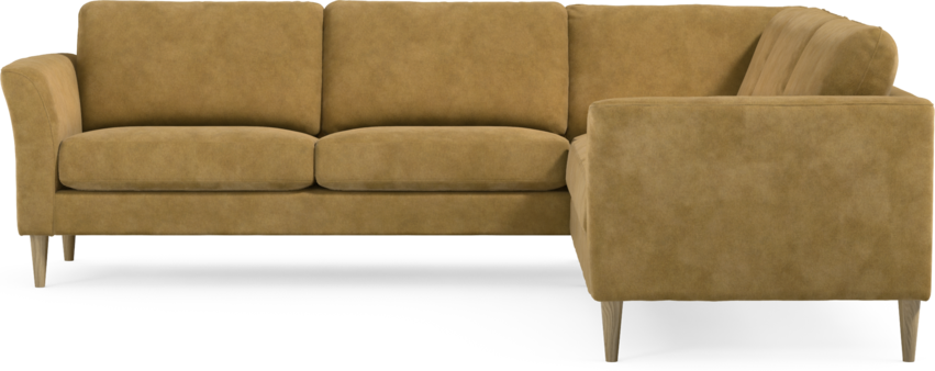 Bridge - Hörnsoffa, 2+2-sits - Gul