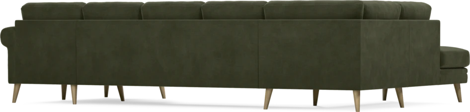 Eden - 3-sits soffa med divan vänster och schäslong höger - Grön