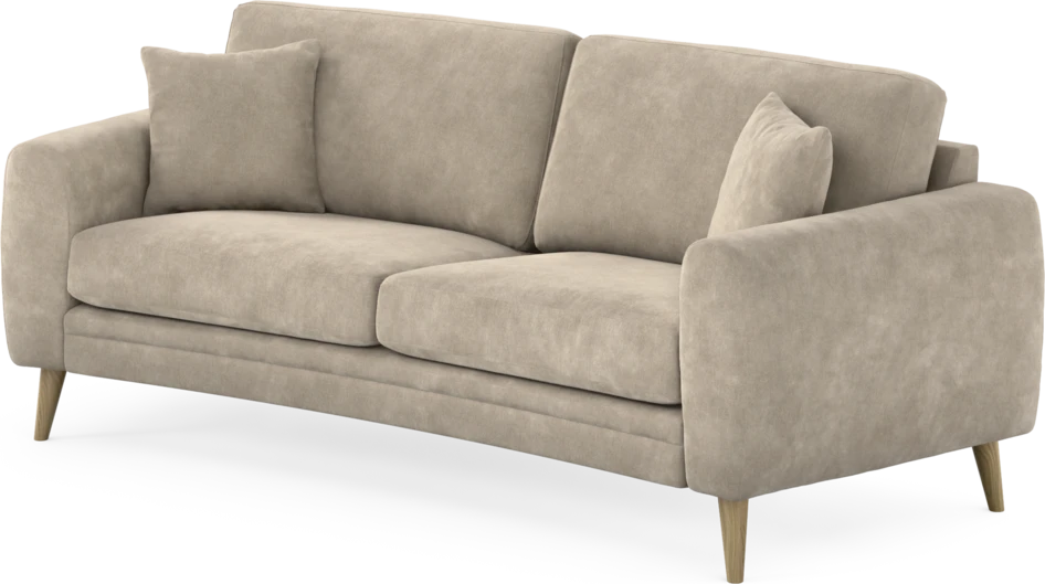 Eden - 2,5-sits soffa svängd - Beige