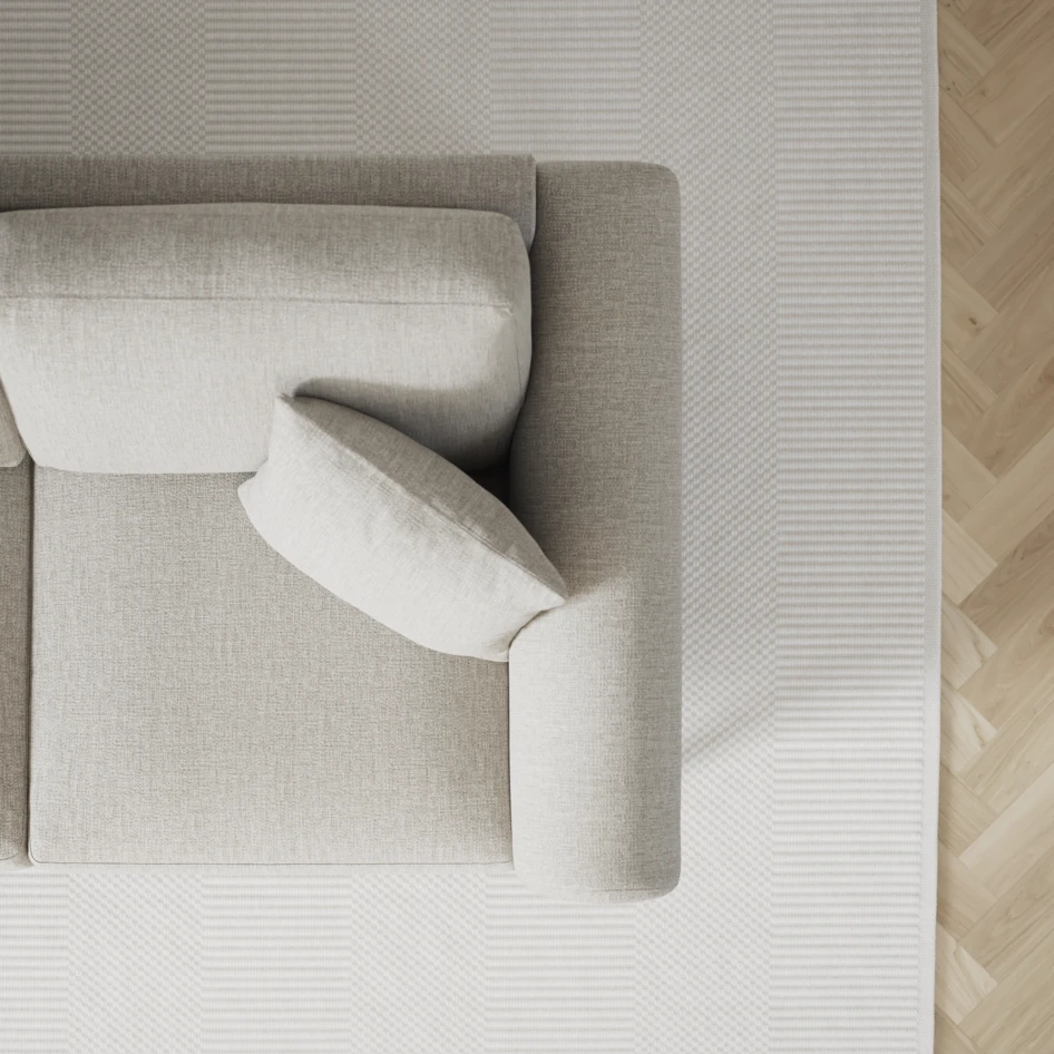 Eden - Hörnsoffa, 2,5+2,5-sits - Grå