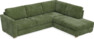 Friday - 2,5-sits soffa med divan höger - Grön