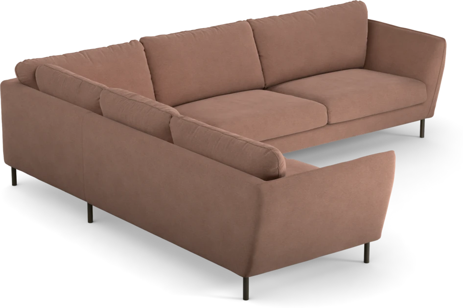 Madison Lux - Hörnsoffa 2+3-sits, hörn 1 - Rosa