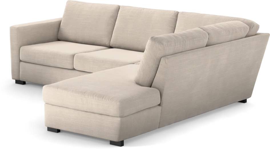 Friday - 2,5-sits soffa med divan höger - Beige