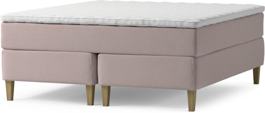 Delux Dream - Kontinentalsäng, dubbelsäng med bäddmadrass och sängben