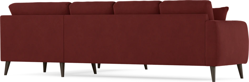 Eden - Hörnsoffa, 3+2-sits - Röd