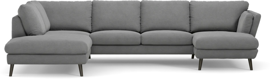 Madison - 2-sits soffa med divan vänster och schäslong höger - Grå