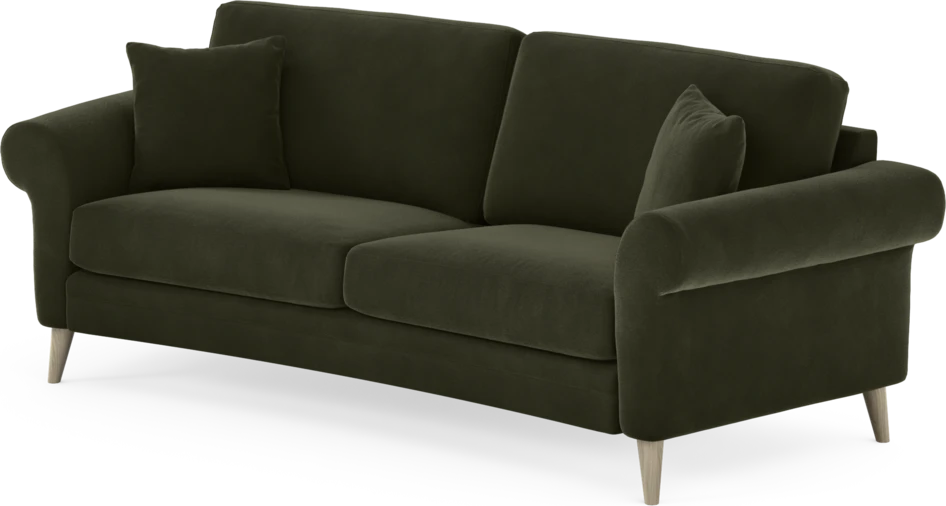 Eden - 2,5-sits soffa svängd - Grön