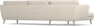 Madison Lux - 3-sits soffa med schäslong vänster - Beige