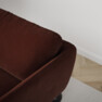 Madison - 2-sits soffa med schäslong höger - Orange