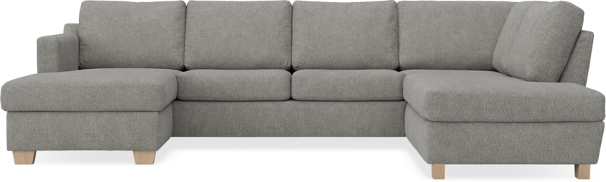 Friday - 3-sits soffa med schäslong vänster och divan höger - Grå