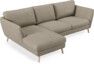Madison Lux - 2-sits soffa med schäslong vänster - Beige