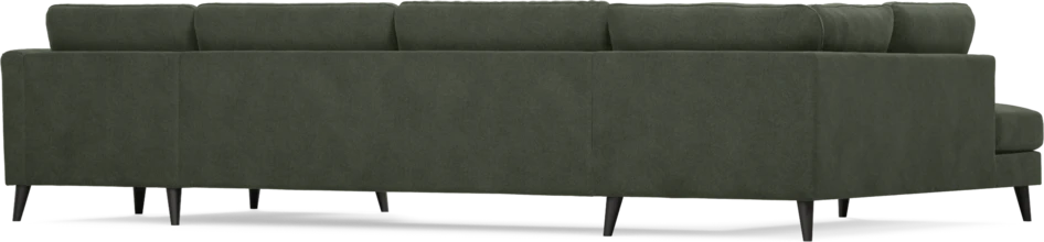Bridge - 3-sits soffa med divan vänster och schäslong höger - Grön