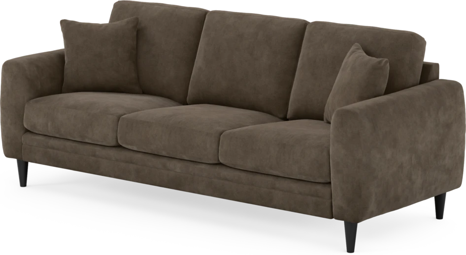 Eden - 3-sits soffa - Brun