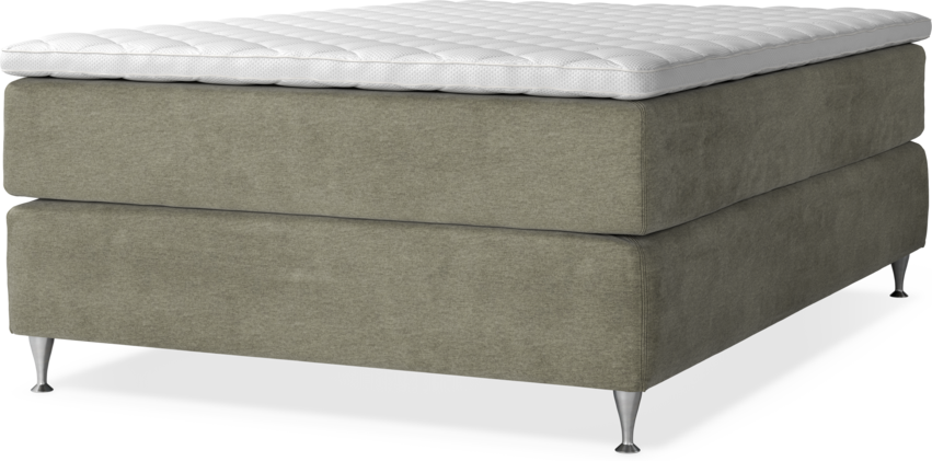 Delux Dream - Kontinentalsäng, enkelsäng med bäddmadrass - Beige