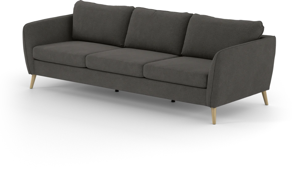 County - 3-sits soffa - Brun