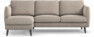Madison Lux - 2-sits soffa med schäslong vänster - Beige