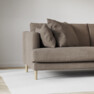 Harper - 3-sits soffa med divan höger - Brun