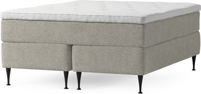 Delux Exclusive - Kontinentalsäng, dubbelsäng med bäddmadrass och sängben