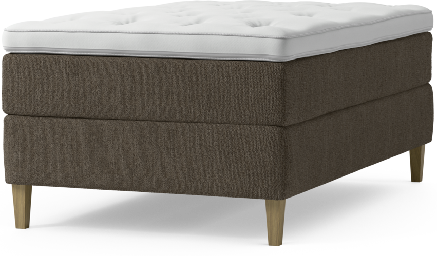 Delux Dream - Kontinentalsäng, enkelsäng 120 cm med bäddmadrass och sängben