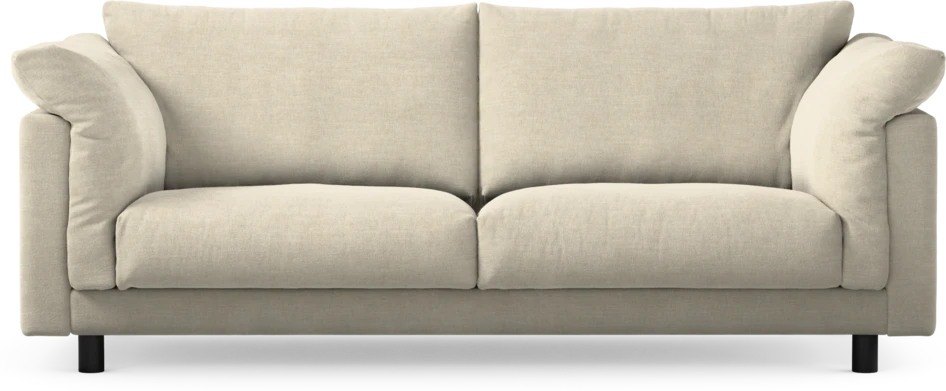 Cherrie - 2,5-sits soffa, fast klädsel - Beige