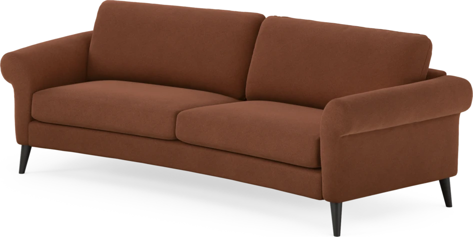 Bridge - 3-sits soffa svängd - Orange