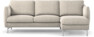 Madison - 2-sits soffa med schäslong höger - Beige