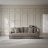 Rossi - 3-sits soffa, hel dyna - Brun