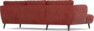 Madison Lux - 2-sits soffa med schäslong vänster - Rosa