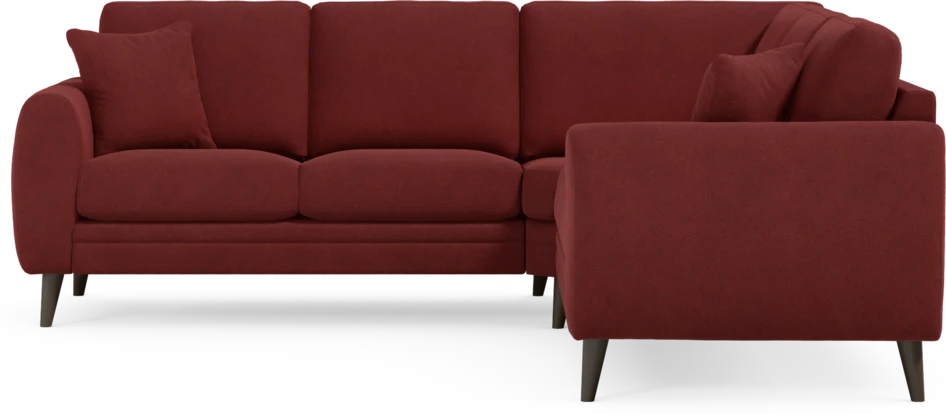 Eden - Hörnsoffa, 2+2-sits - Röd