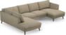 Madison Lux - 2-sits soffa med divan vänster och schäslong höger - Beige