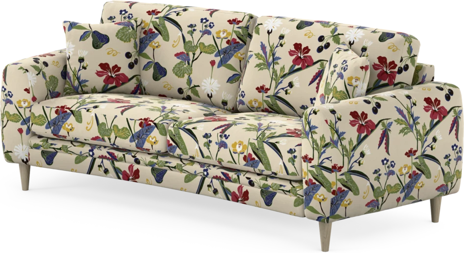Eden - 2,5-sits soffa svängd - Flerfärgad