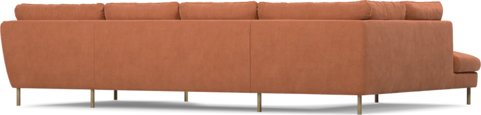 Madison - 2-sits soffa med divan vänster och schäslong höger - Orange