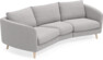 Madison - 3-sits soffa svängd, 70 cm - Grå