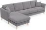 Eden - 3-sits soffa med schäslong - Grå