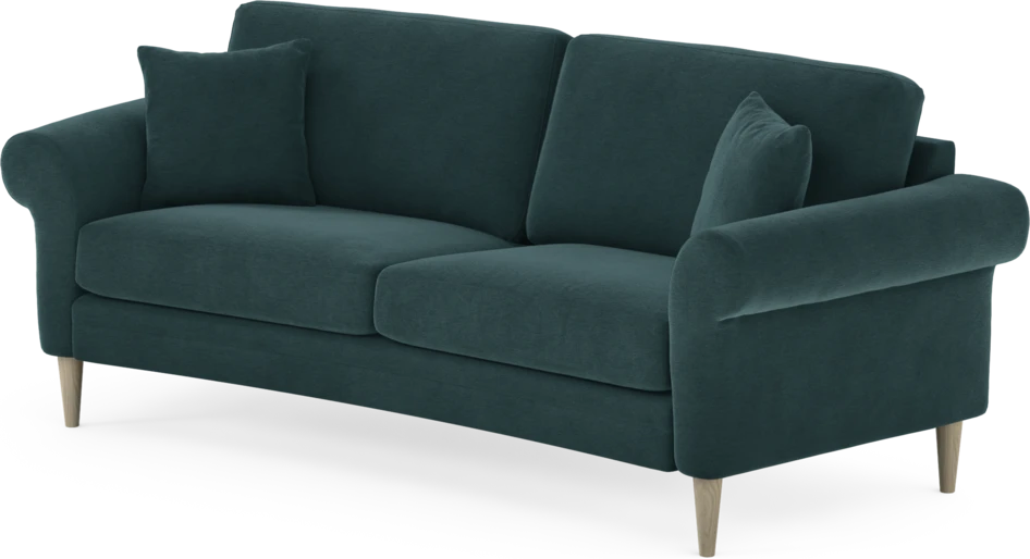 Eden - 2,5-sits soffa svängd - Blå