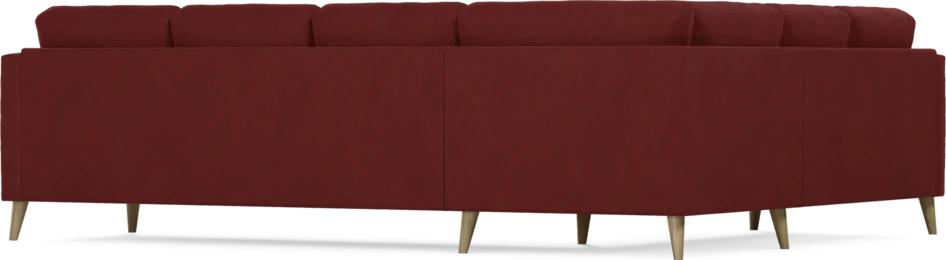 Eden - Hörnsoffa, 2+3-sits - Röd