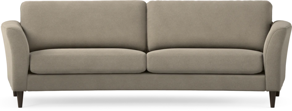 Bridge - 3-sits soffa svängd - Beige