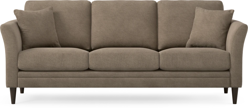 Eden - 3-sits soffa - Brun