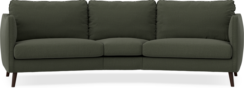 Madison - 3-sits soffa svängd, 90 cm - Grön
