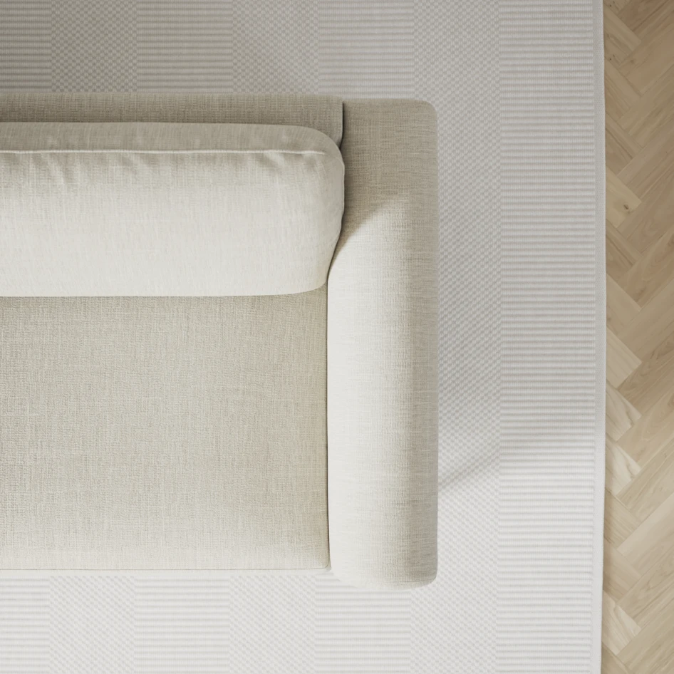 Bridge - 3-sits soffa svängd - Beige
