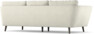 Madison Lux - 4-sits soffa - Vit
