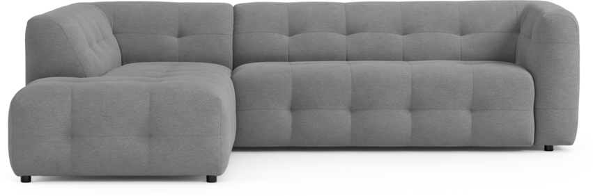 Bella - 3-sits soffa med divan vänster - Grå