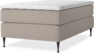 Delux Exclusive - Kontinentalsäng, enkelsäng 120 cm med bäddmadrass - Beige