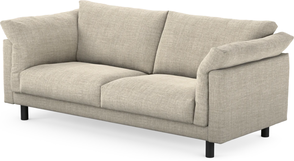 Cherrie - 2,5-sits soffa, fast klädsel - Beige
