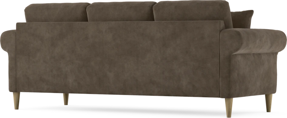 Eden - 3-sits soffa - Brun