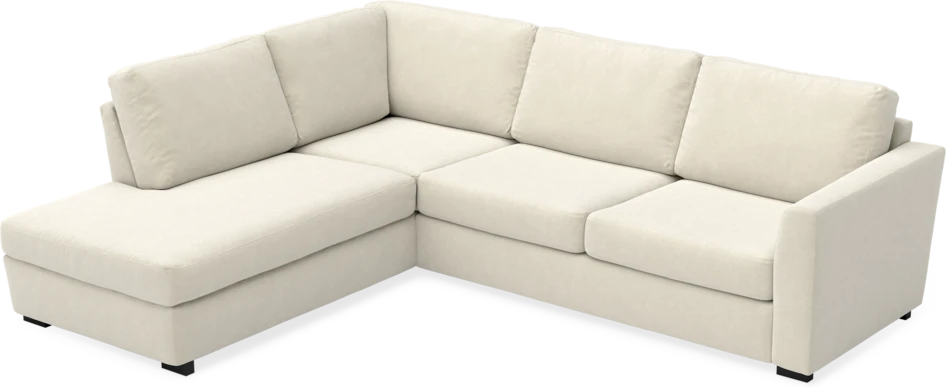 Friday - 2,5-sits soffa med divan vänster - Beige
