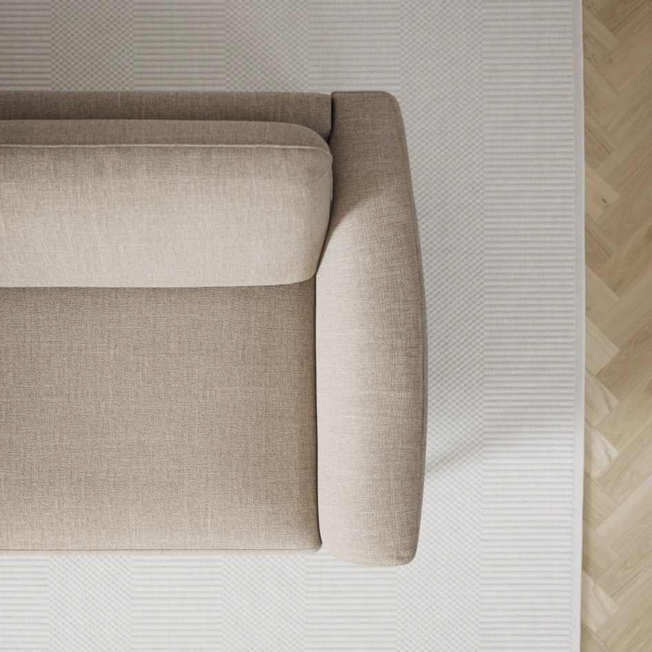 Bridge - Hörnsoffa, 2+2-sits - Beige