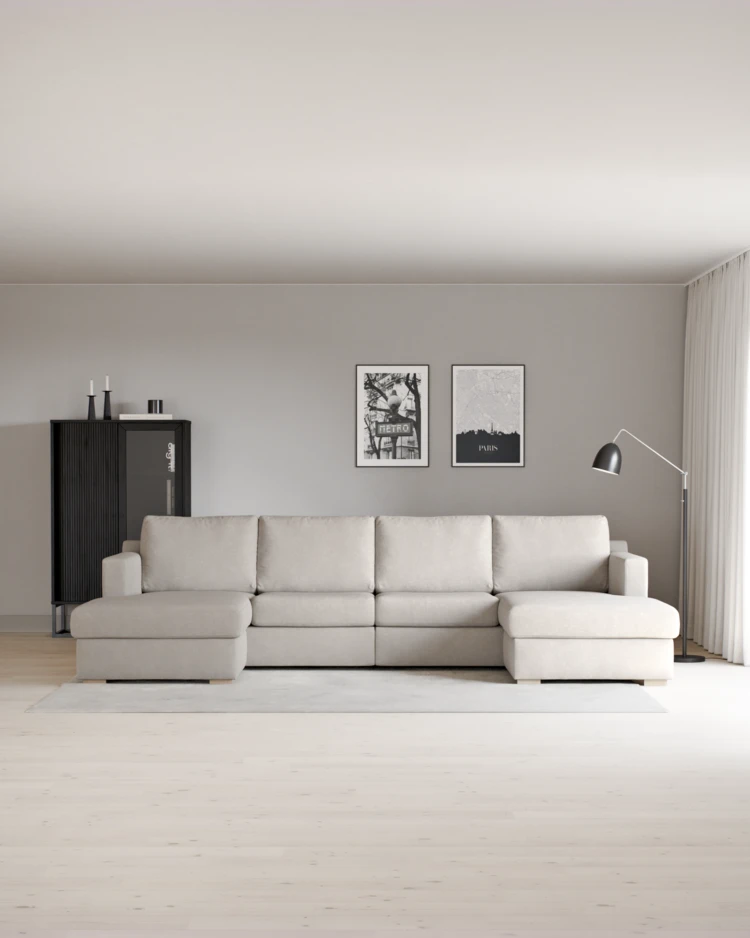 Friday - 2-sits soffa med två schäslonger - inspiration